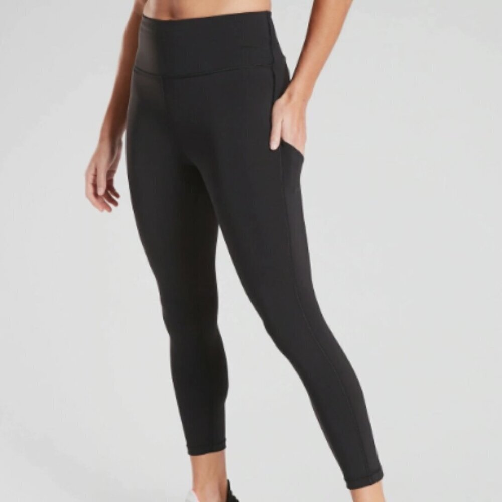 ATHLETA Ultimate Stash Pocket Tight Black Size Large